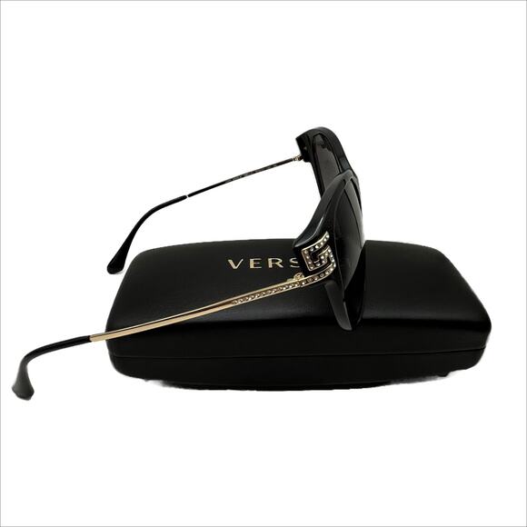 Versace Black and Light Grey Gradient Dark GR Sunglasses - Picture 4 of 10